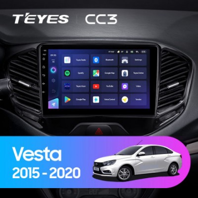 Штатная магнитола Teyes CC3 Lada Vesta Cross Sport (2015-2019)